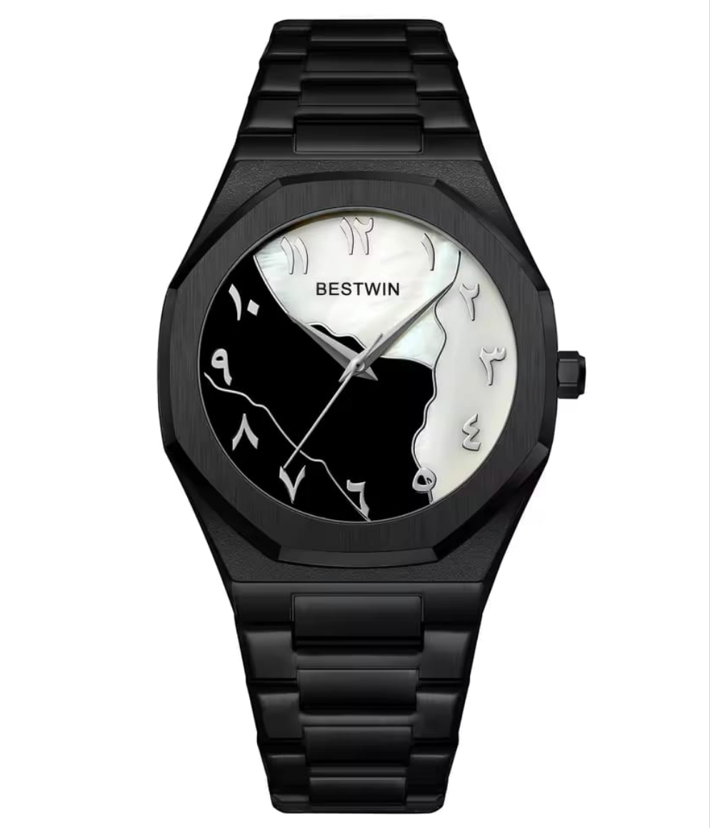 Bestwin Arabian Dile Matt Black Aura Men's Watch