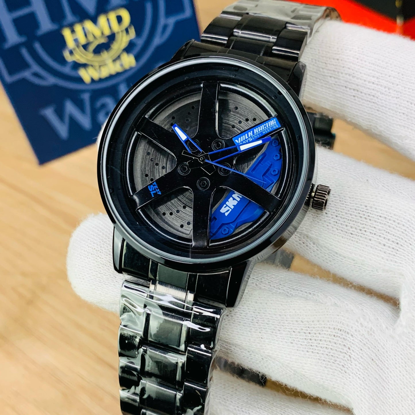 SKMEI 1787 - Rotating Wheel Rim Watch For Men's