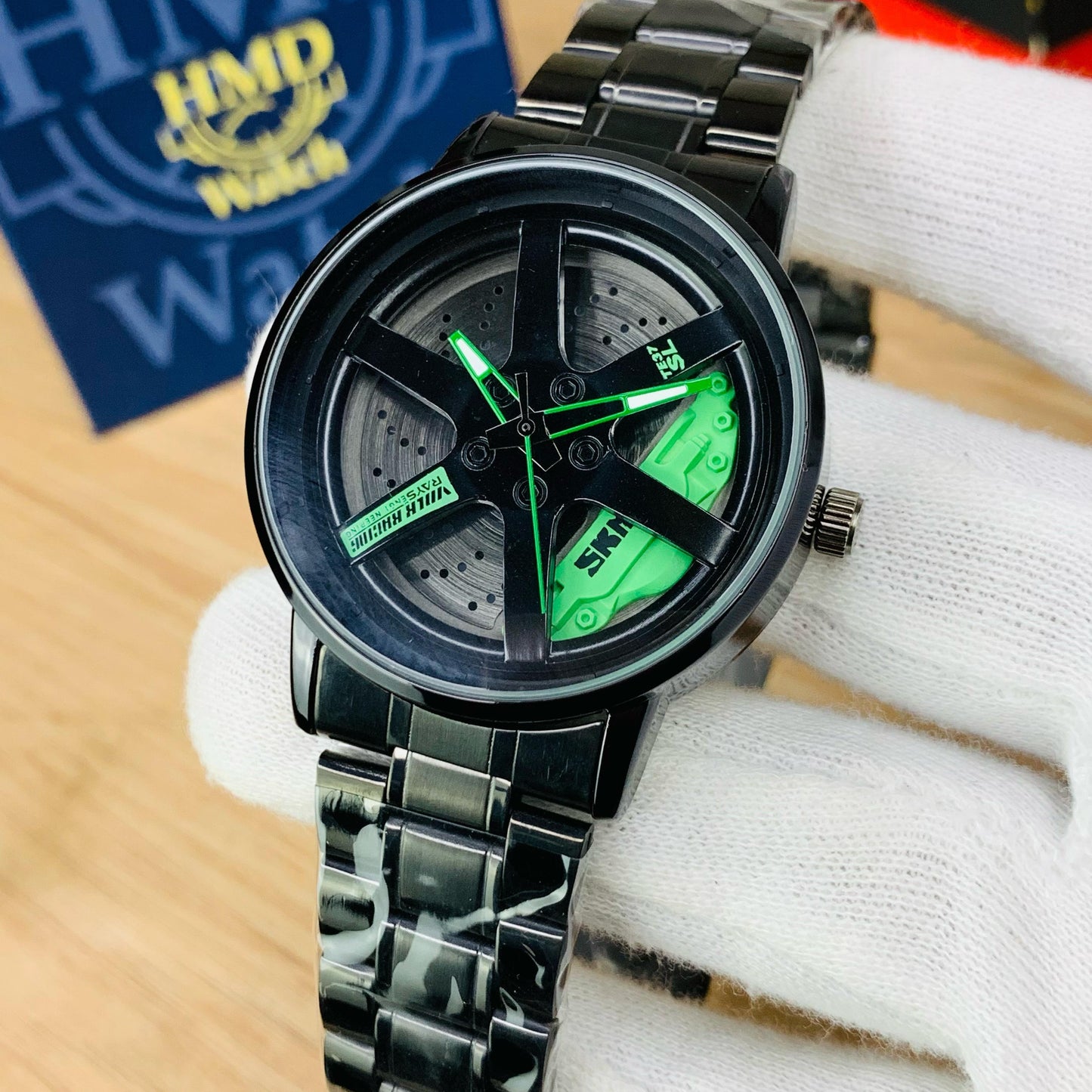 SKMEI 1787 - Rotating Wheel Rim Watch For Men's