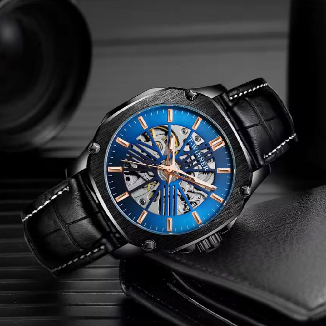 T WINNER CLASSIC DESIGNER SKELETON MEN'S WATCH