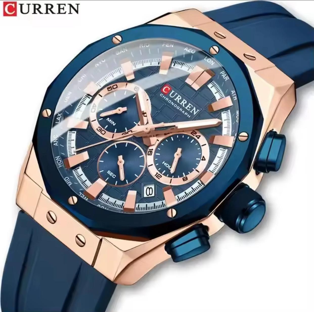CURREN MEN’S STRAP WATCH – Quartz Movement