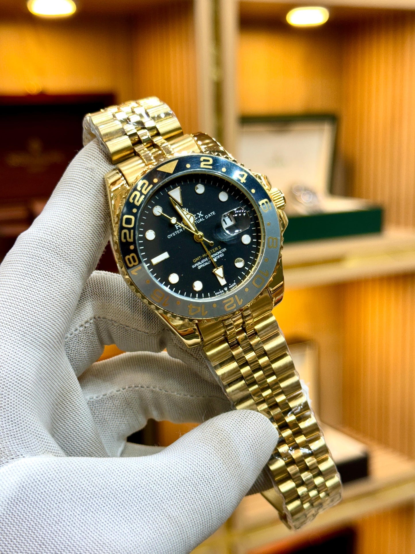 Rolex Men Watch GMT Luxurious