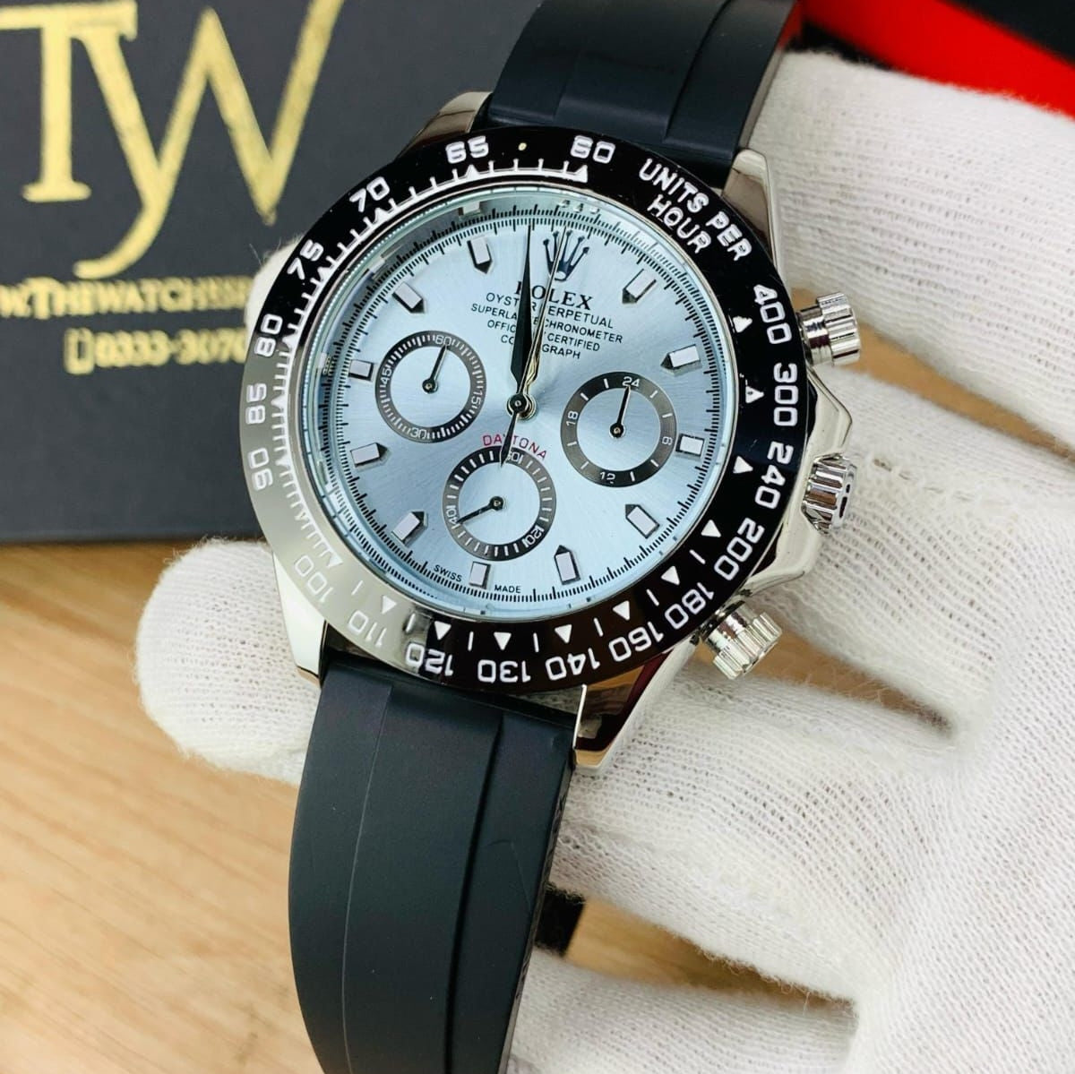 Rolex Daytona | Chrono working | Rubber Strap