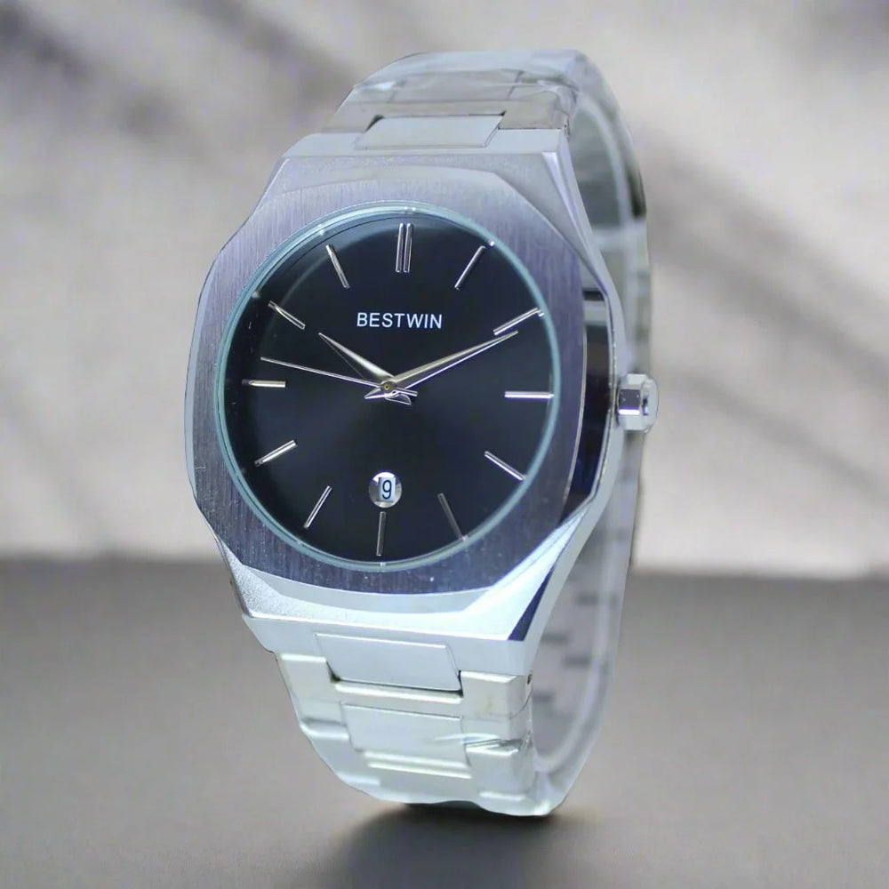 BESTWIN ORIGINAL MEN'S WATCH – PREMIUM QUARTZ WITH DATE & BUTTERFLY LOCK