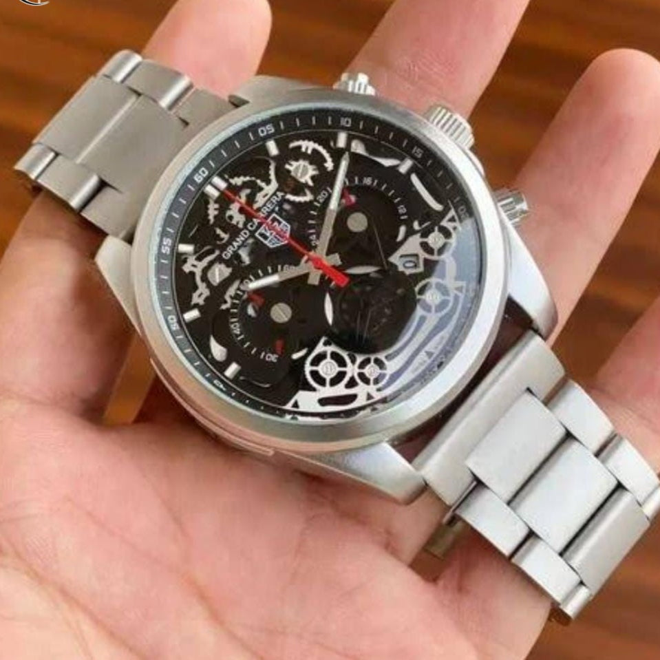 TAGHOUR CR7 Chronograph Men's Watch – Premium Quality, 615g Heavy-Duty Design