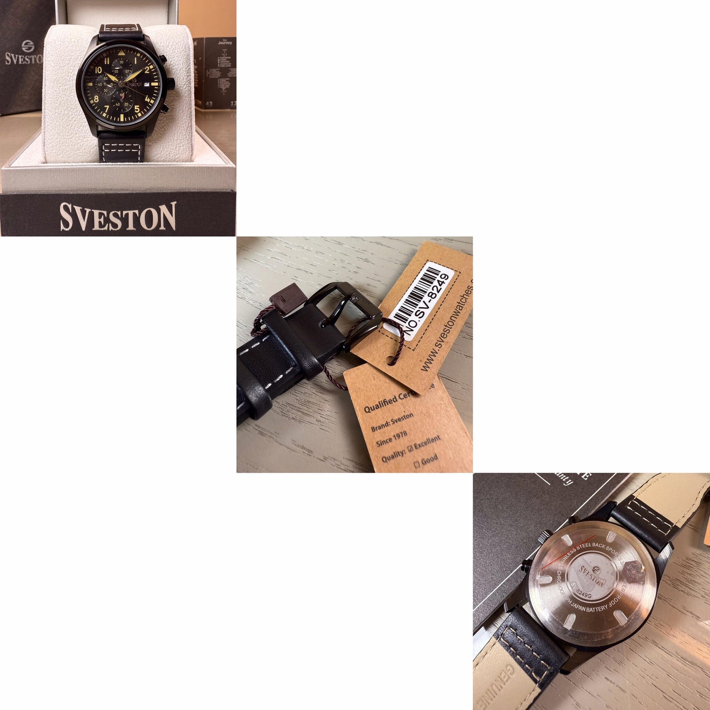 SVESTON MULTIFUNCTIONAL SV-8249 MEN'S WATCH
