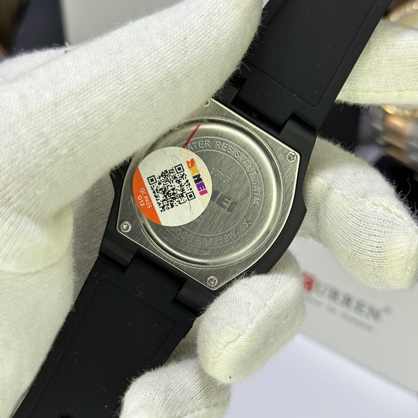 SKMEI 1717 ORIGINAL MEN'S WATCH – NAUTILUS DESIGN, QUARTZ MOVEMENT, SILICONE STRAP