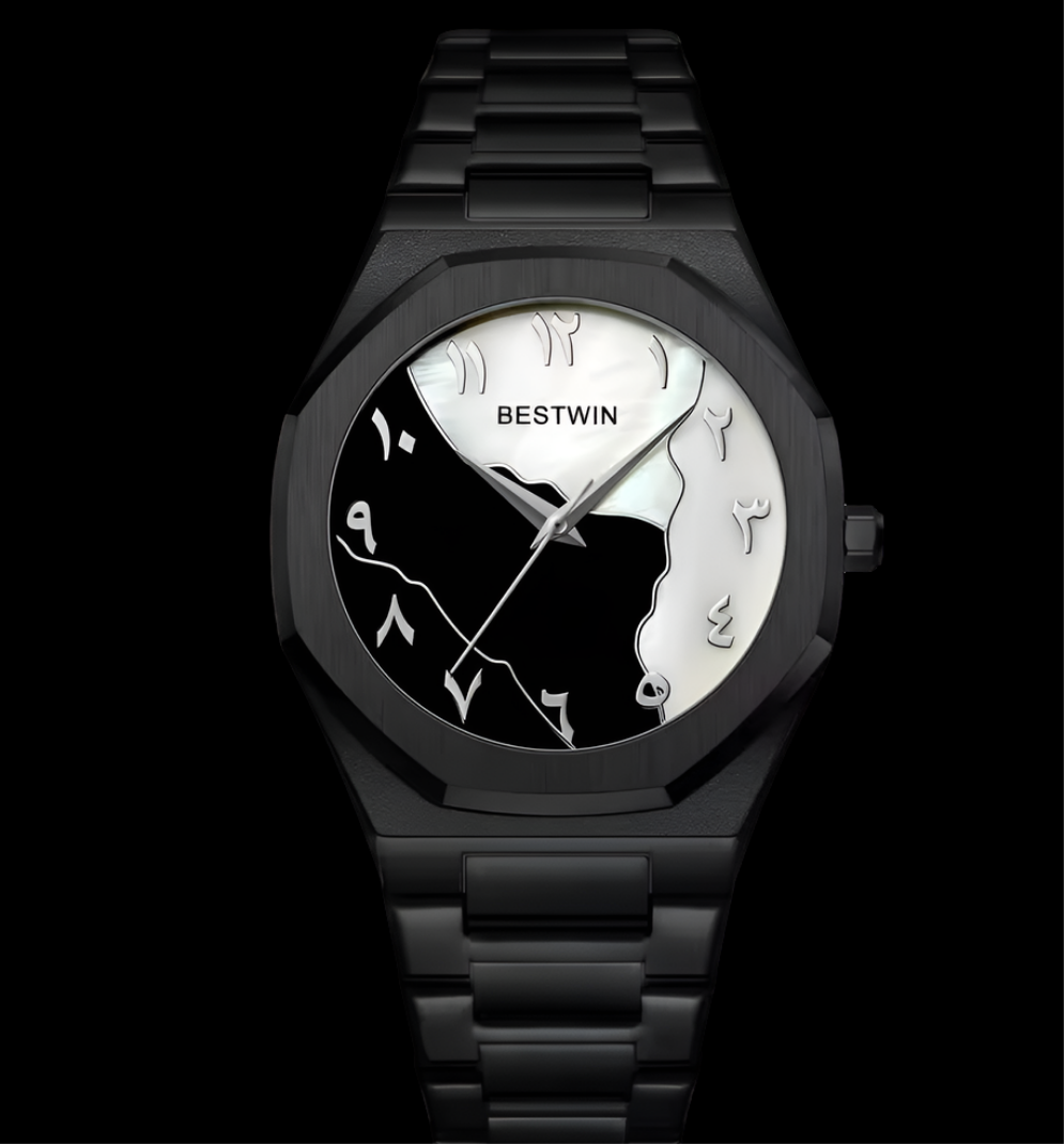 Bestwin Arabian Dile Matt Black Aura Men's Watch