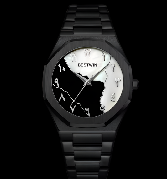 Bestwin Arabian Dile Matt Black Aura Men's Watch
