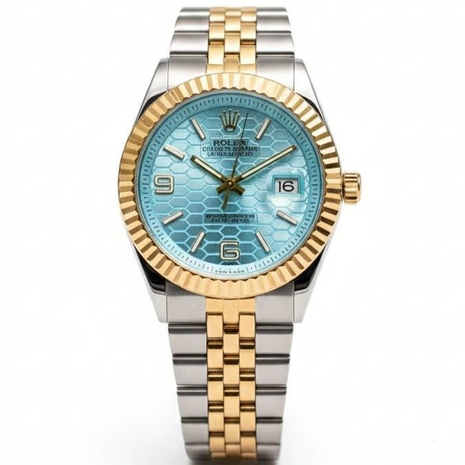 ROLEX (LAND DWELLER) Men's Watch Quartz Movement Date Working Push Lock Clasp