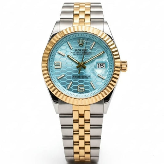 ROLEX (LAND DWELLER) Men's Watch Quartz Movement Date Working Push Lock Clasp