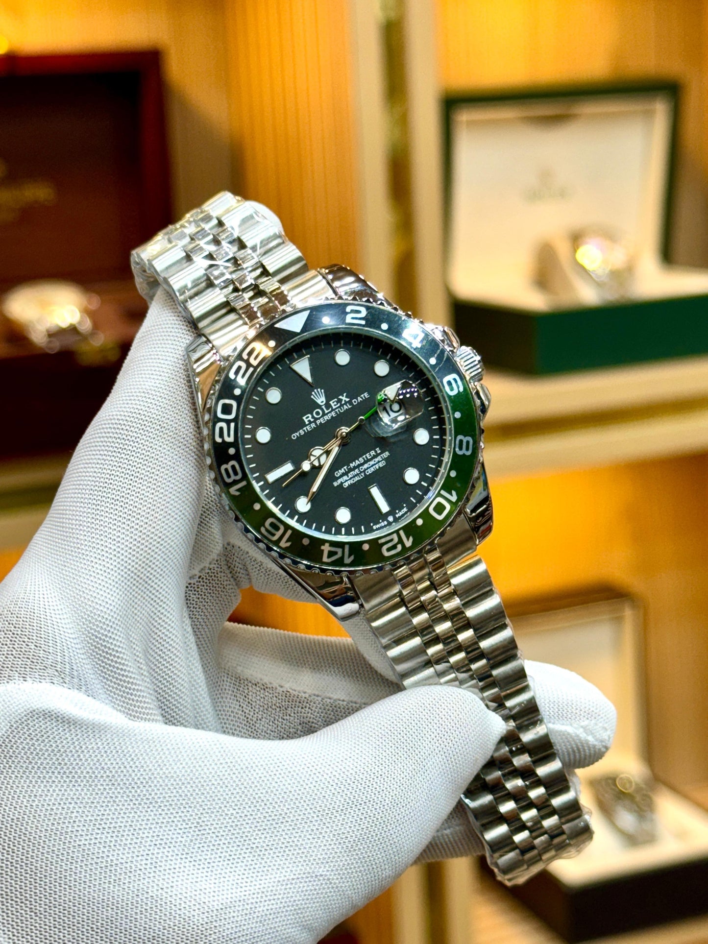 Rolex Men Watch GMT Luxurious