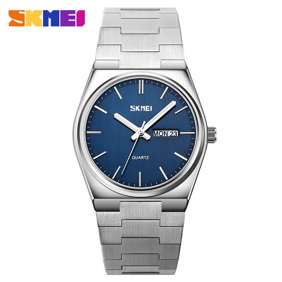 SKMEI 9288 ORIGINAL MEN'S WATCH – QUARTZ, STAINLESS STEEL, DAY & DATE