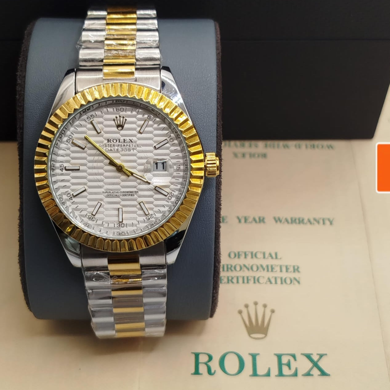 ROLEX MEN'S COLLECTION STAINLESS STEEL