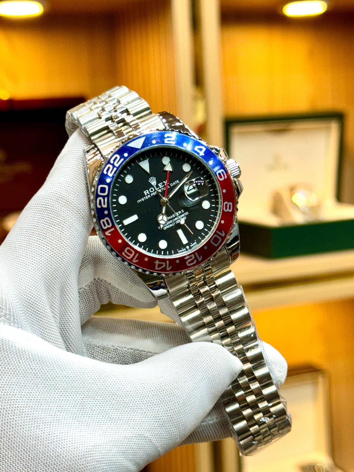 Rolex Men Watch GMT Luxurious