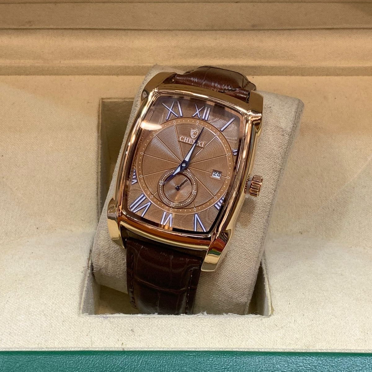 CHENXI Premium Leather-Strap Men's Watch - Jewelsoftime