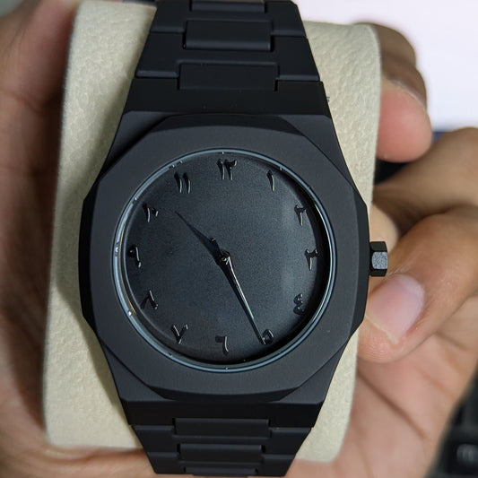 Arabic Numeral Watch (Black Aura)