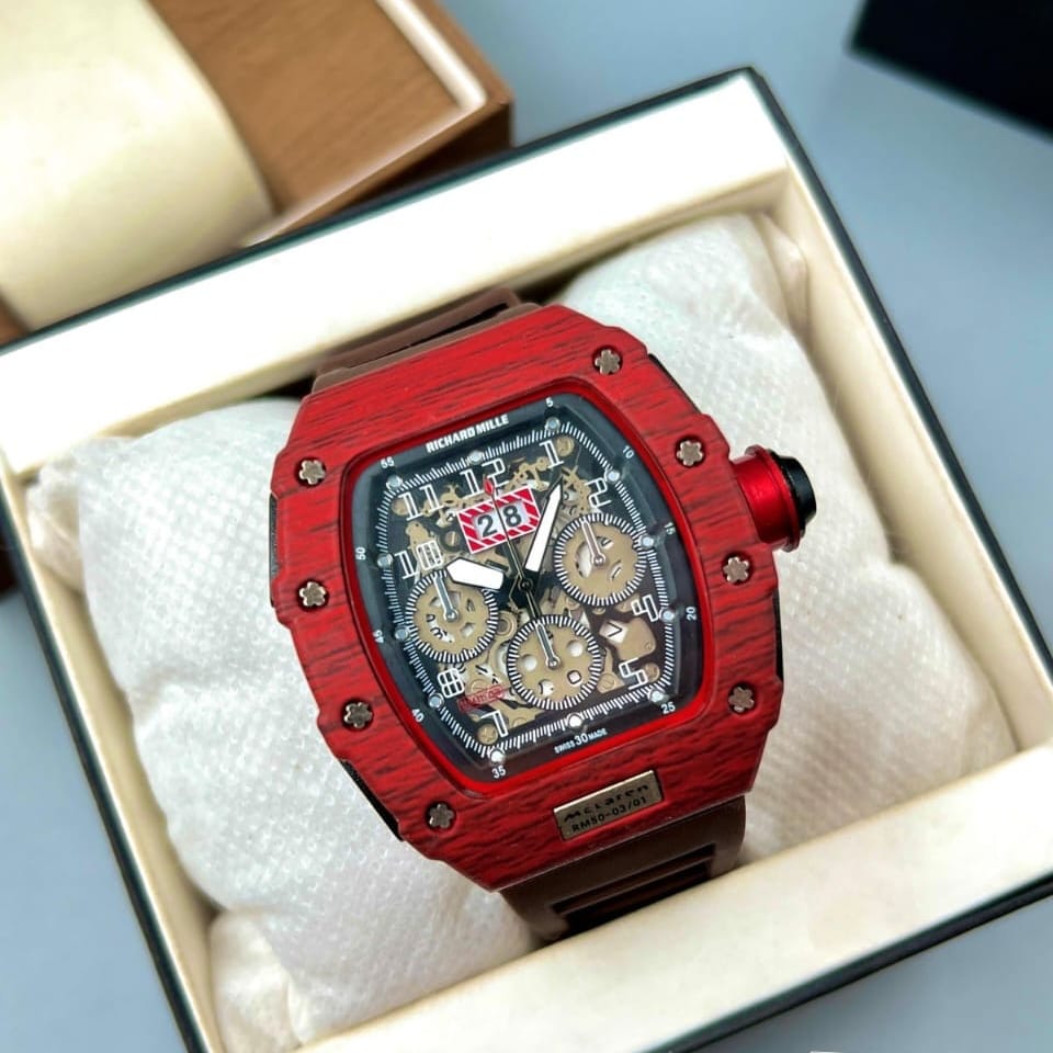 RICHARD MILLE MEN'S WATCH - DATE WORKING - MOST POPULAR MODEL