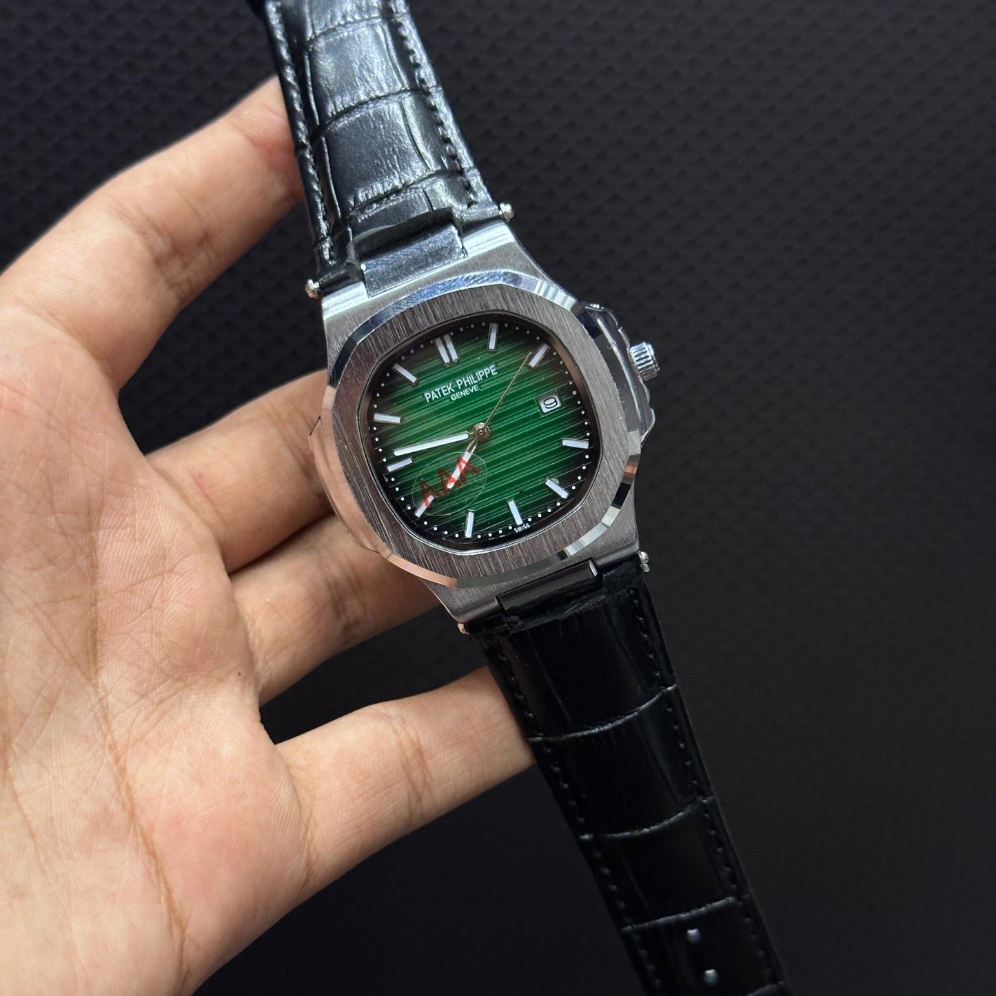 PATEK PHILIPPE-AUTOMATIC MOVEMENT MEN'S WATCH