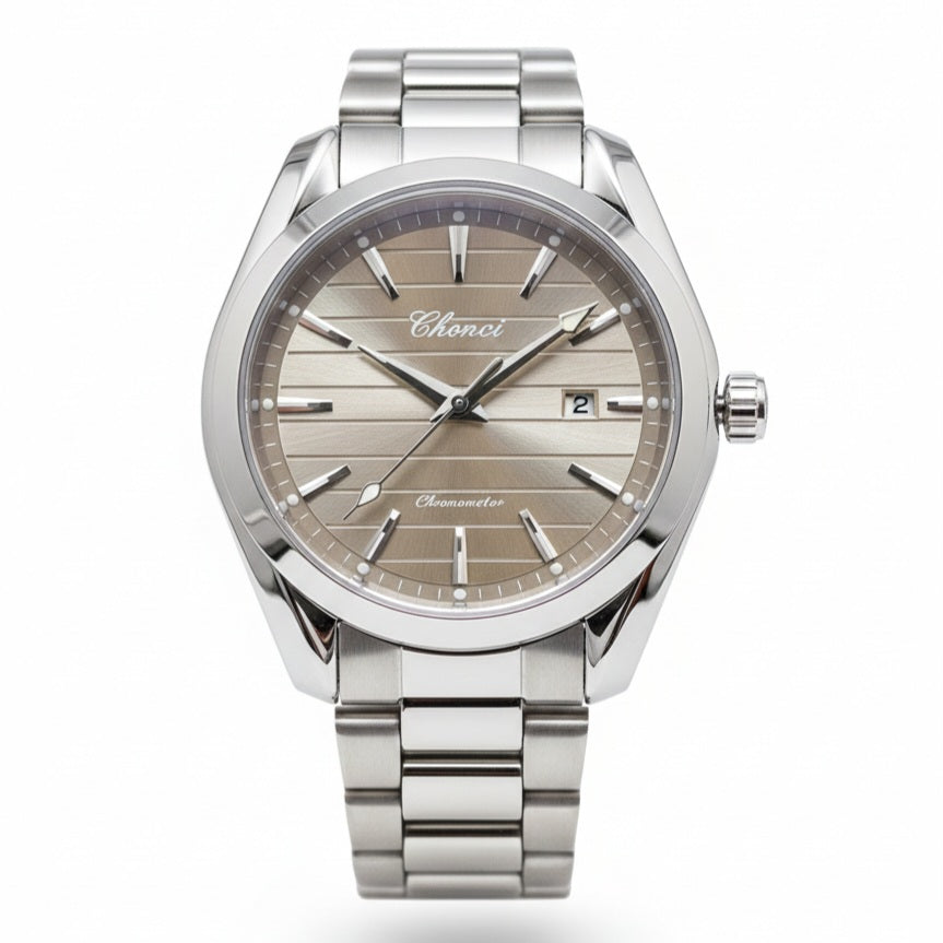 Chenxi Men’s Watch Quartz Movement Stainless Steel Butterfly Master Lock