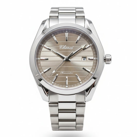 Chenxi Men’s Watch Quartz Movement Stainless Steel Butterfly Master Lock