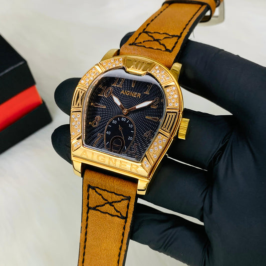 AIGNER MEN'S WATCH — JAPAN MACHINE