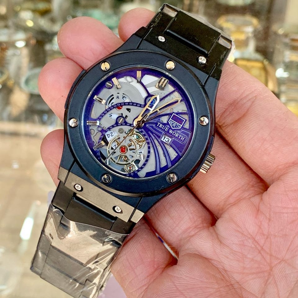 TRUE WORTH FANCY MODEL MEN'S WATCH – HEAVY DUTY MASTER LOCK