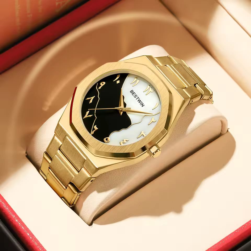 Bestwin Arabian Dile Matt Black Aura Men's Watch