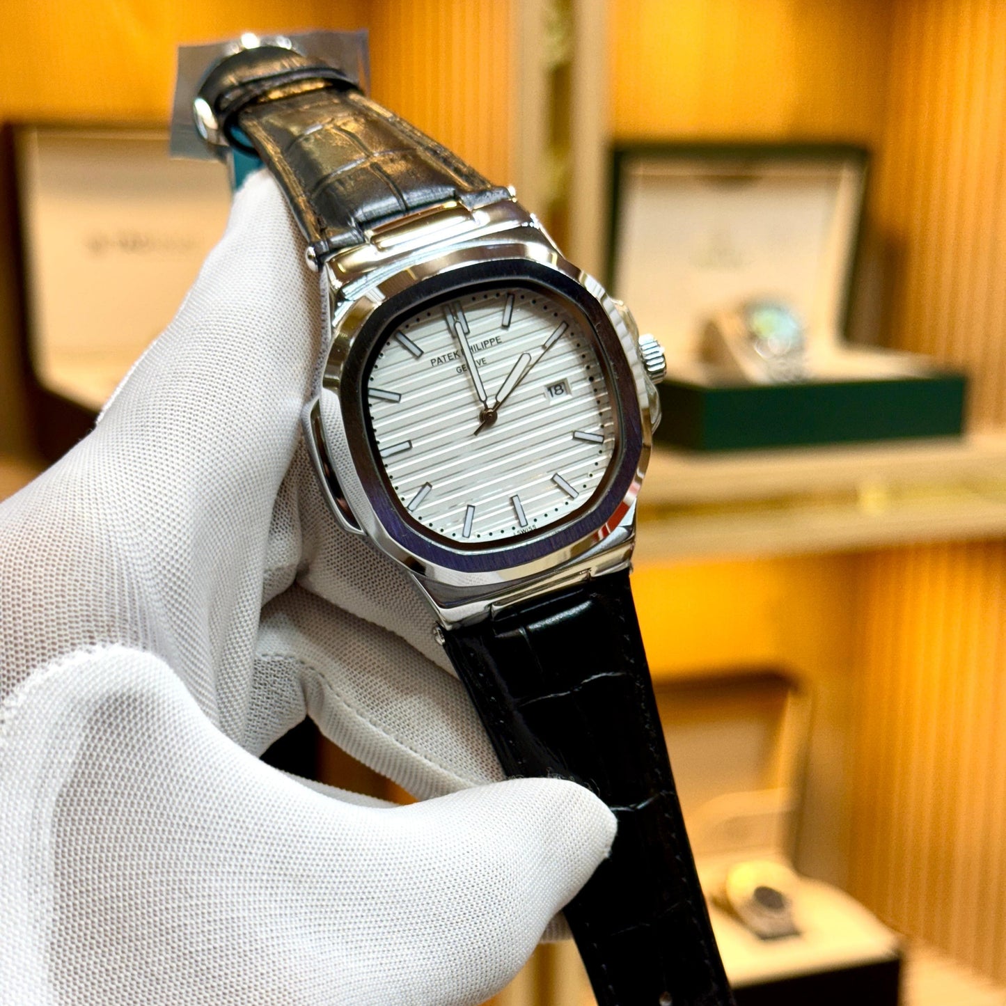 LEATHER EDITION PATEK – PREMIUM QUARTZ TIMEPIECE