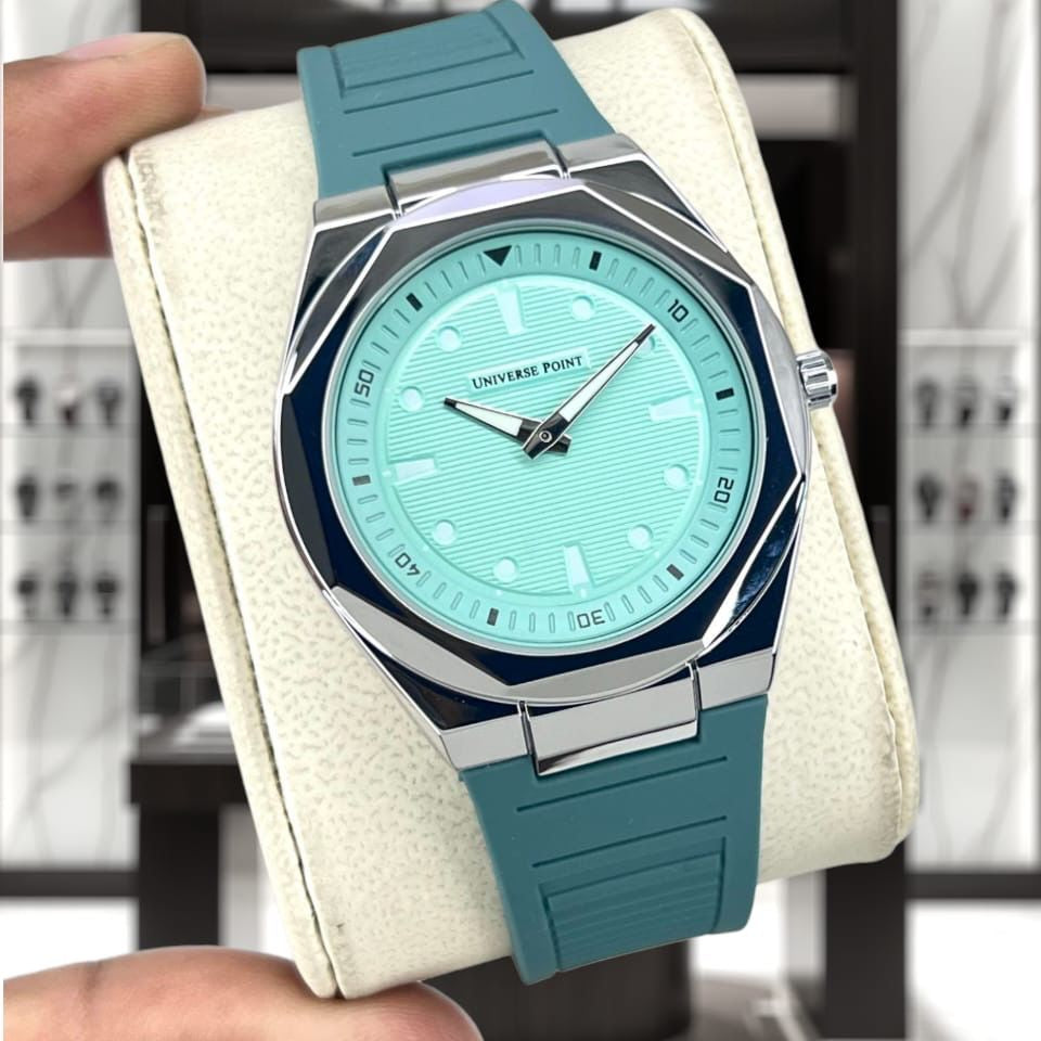 Universal Point U.P (Original) Men's Watch Quartz Movement-Rubber Strap With Magnetic Lock