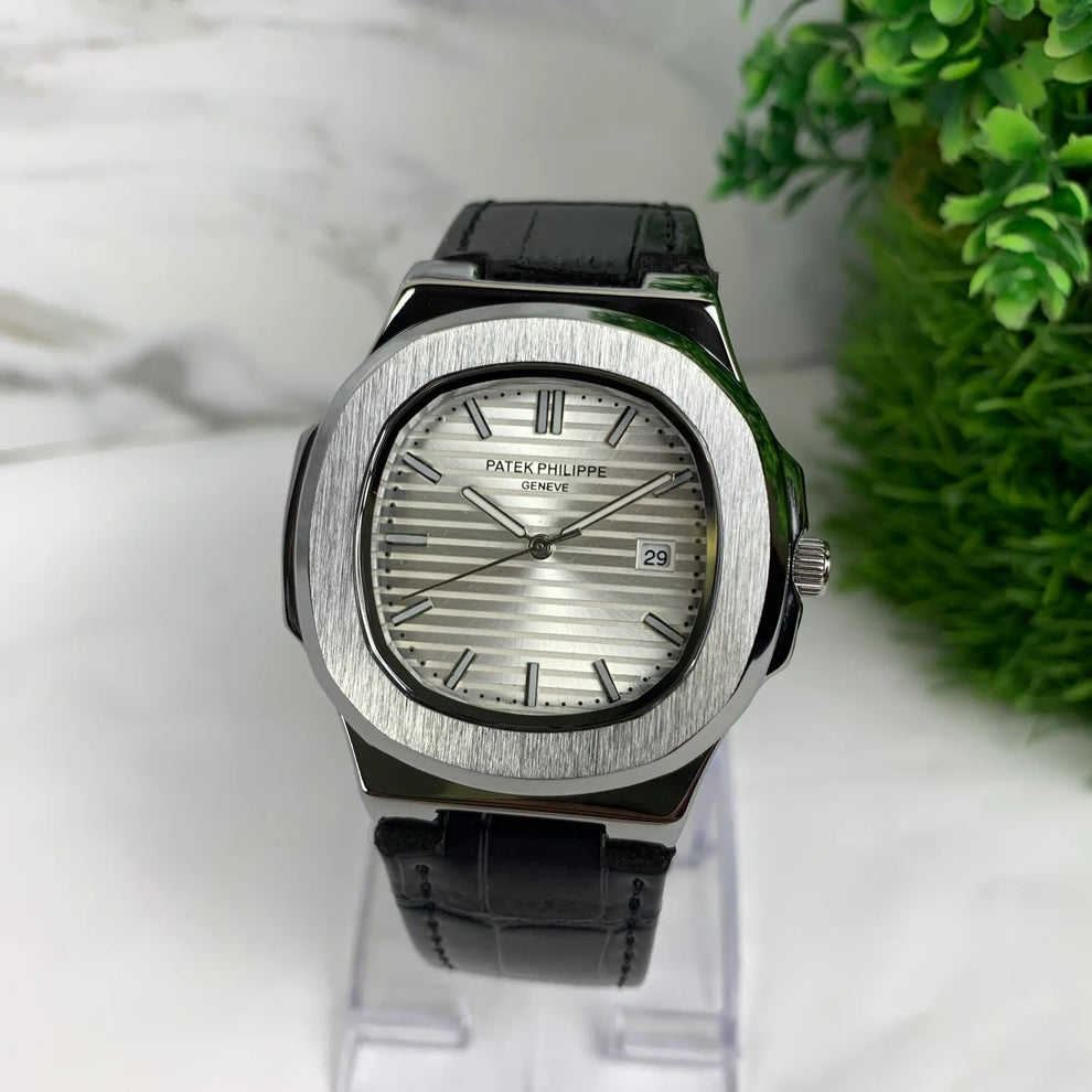 PATEX PHILLIP MEN'S WATCH LEATHER STRAP WITH MASTER LOCK