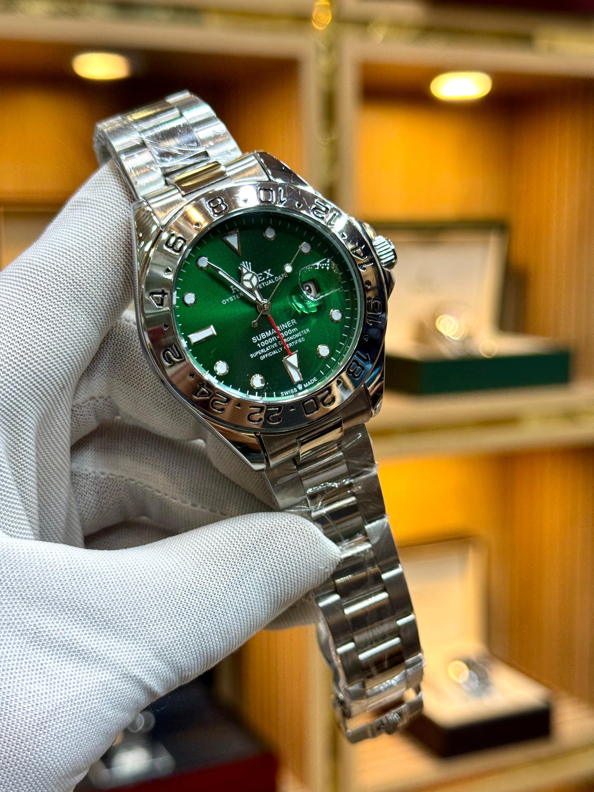 Rolex Men's watch Feel like original  1-Year Warranty - Jewelsoftime