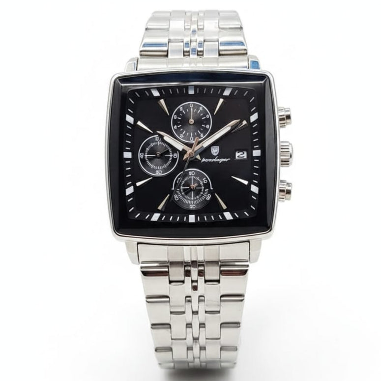 PODAGAR-Men's Watch Date Working Function All Inner Dials Working Butterfly Lock