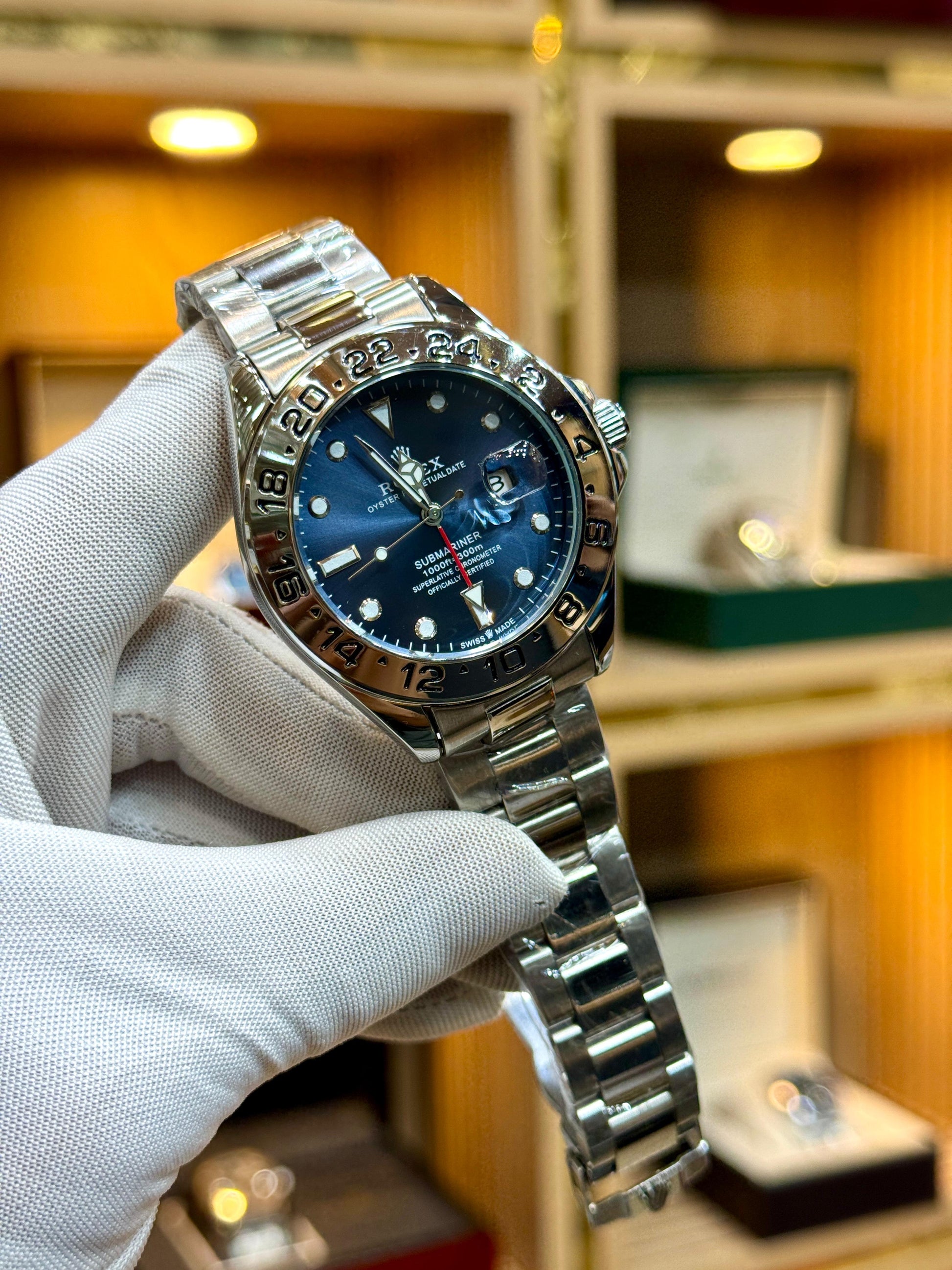 Rolex Men's watch Feel like original  1-Year Warranty - Jewelsoftime