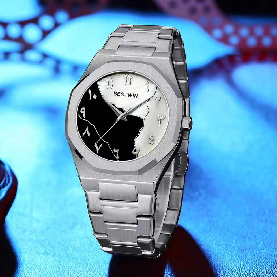 Bestwin Arabian Dile Matt Black Aura Men's Watch