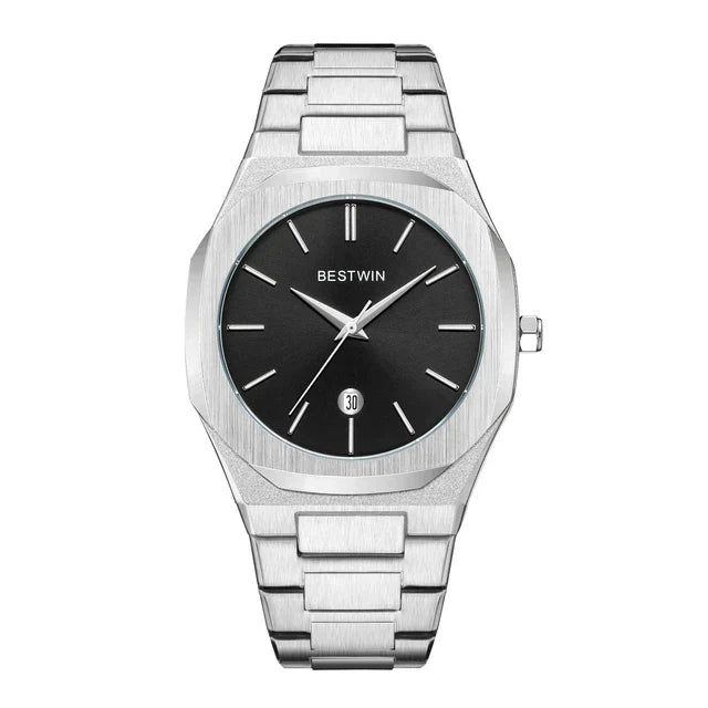 BESTWIN ORIGINAL MEN'S WATCH – PREMIUM QUARTZ WITH DATE & BUTTERFLY LOCK