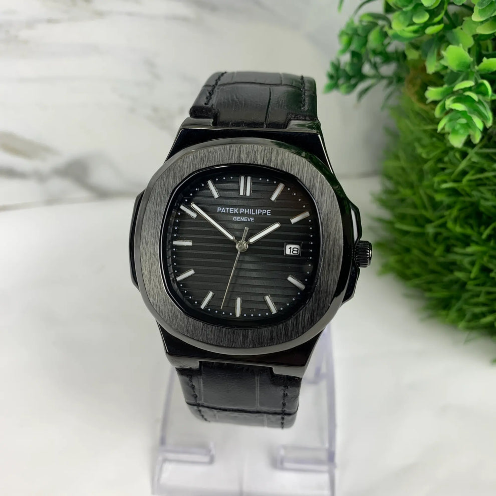 PATEX PHILLIP MEN'S WATCH LEATHER STRAP WITH MASTER LOCK
