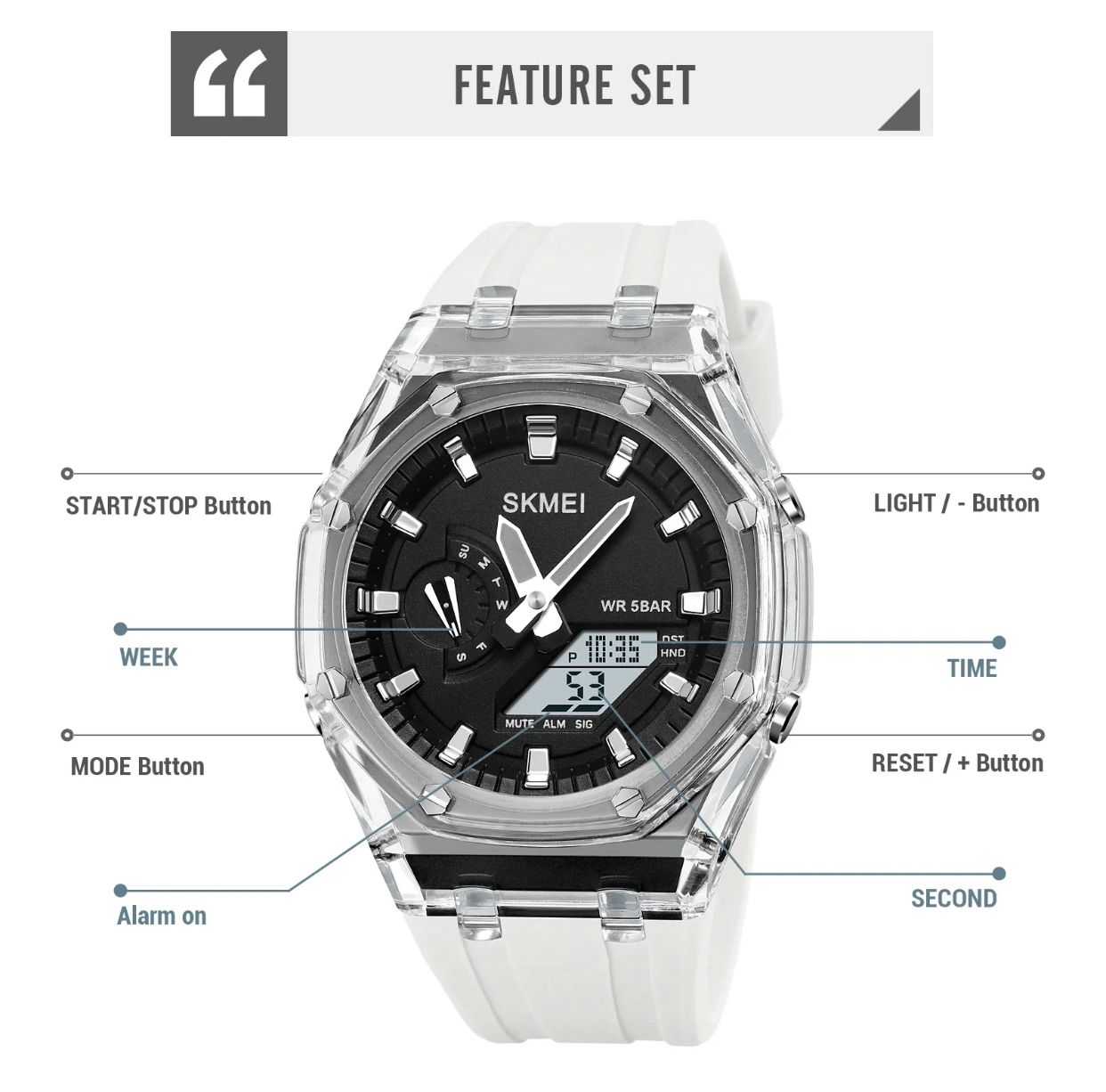 SKMEI ORIGINAL MEN'S WATCH - Jewelsoftime