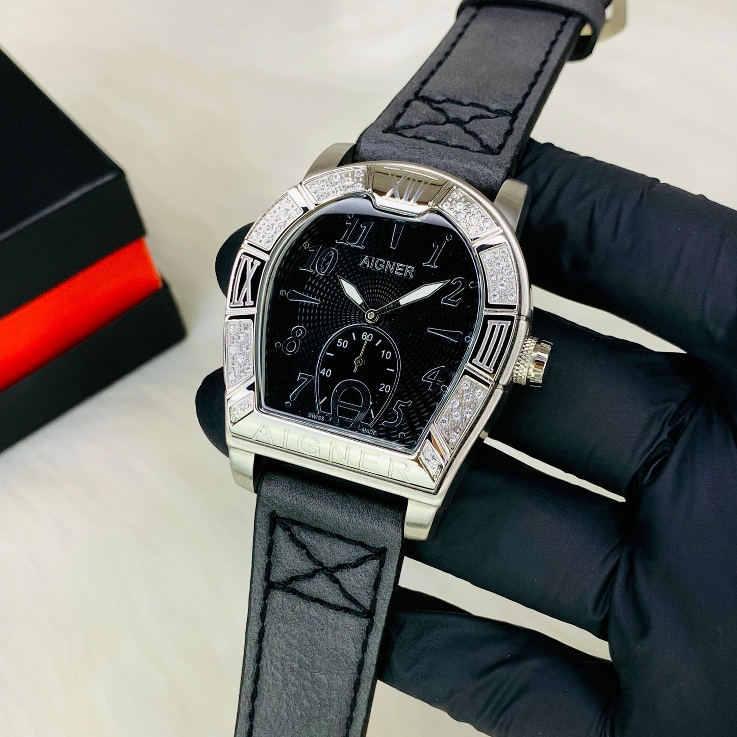 AIGNER MEN'S WATCH — JAPAN MACHINE