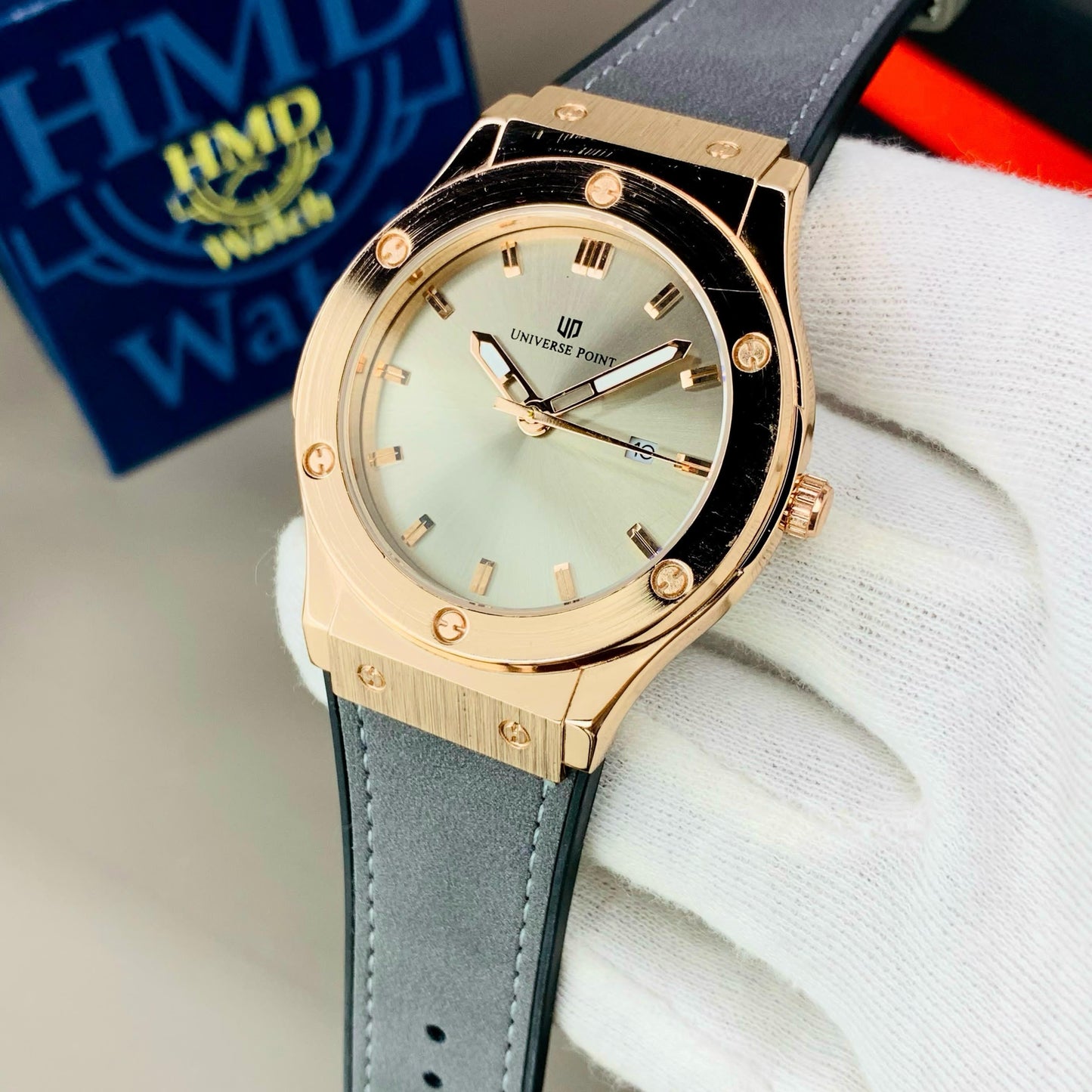 UNIVERSE POINT DATE WORKING MEN WATCH