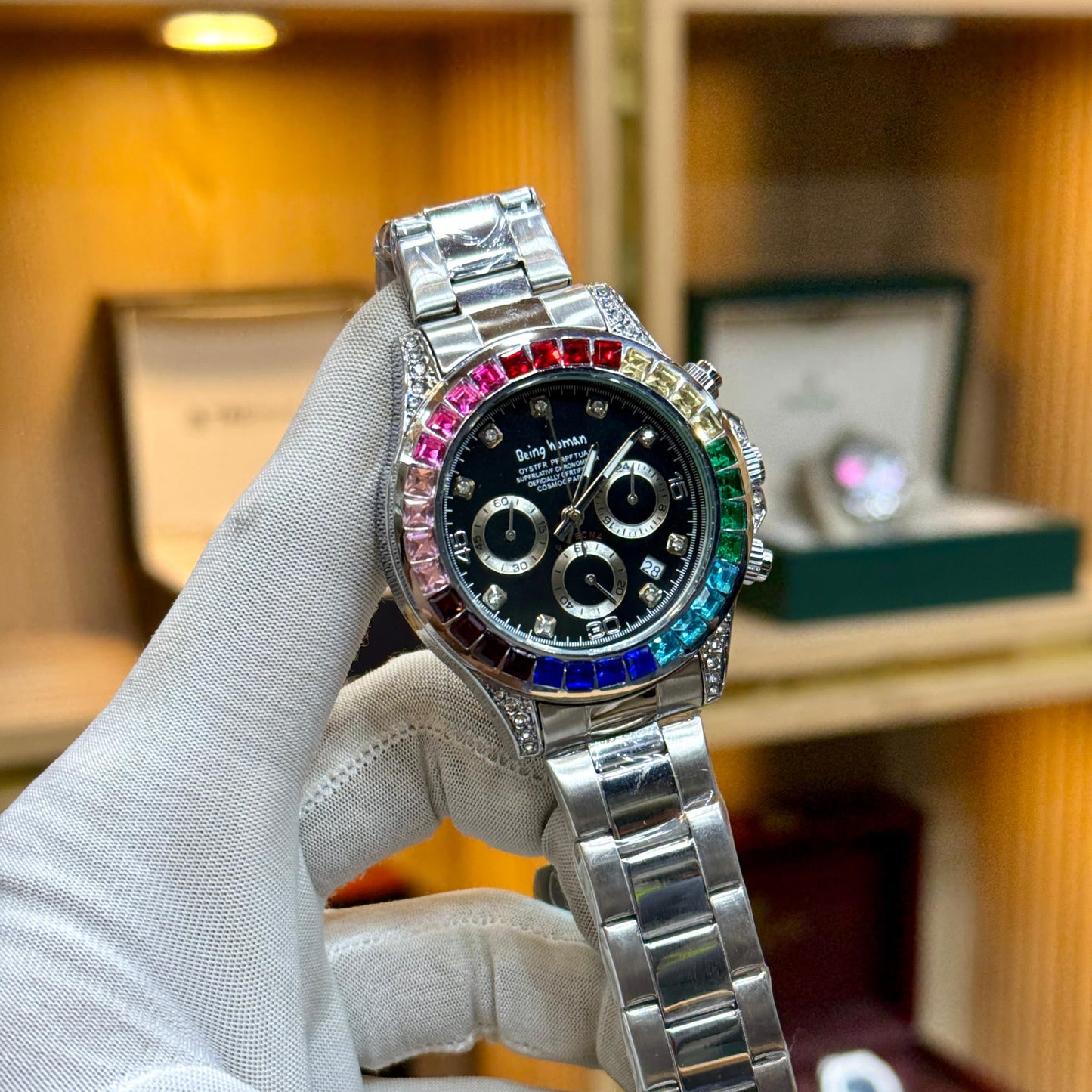 BEING HUMAN Original Men's Watch-Semi-Automatic Movement Chronograph-Date Working