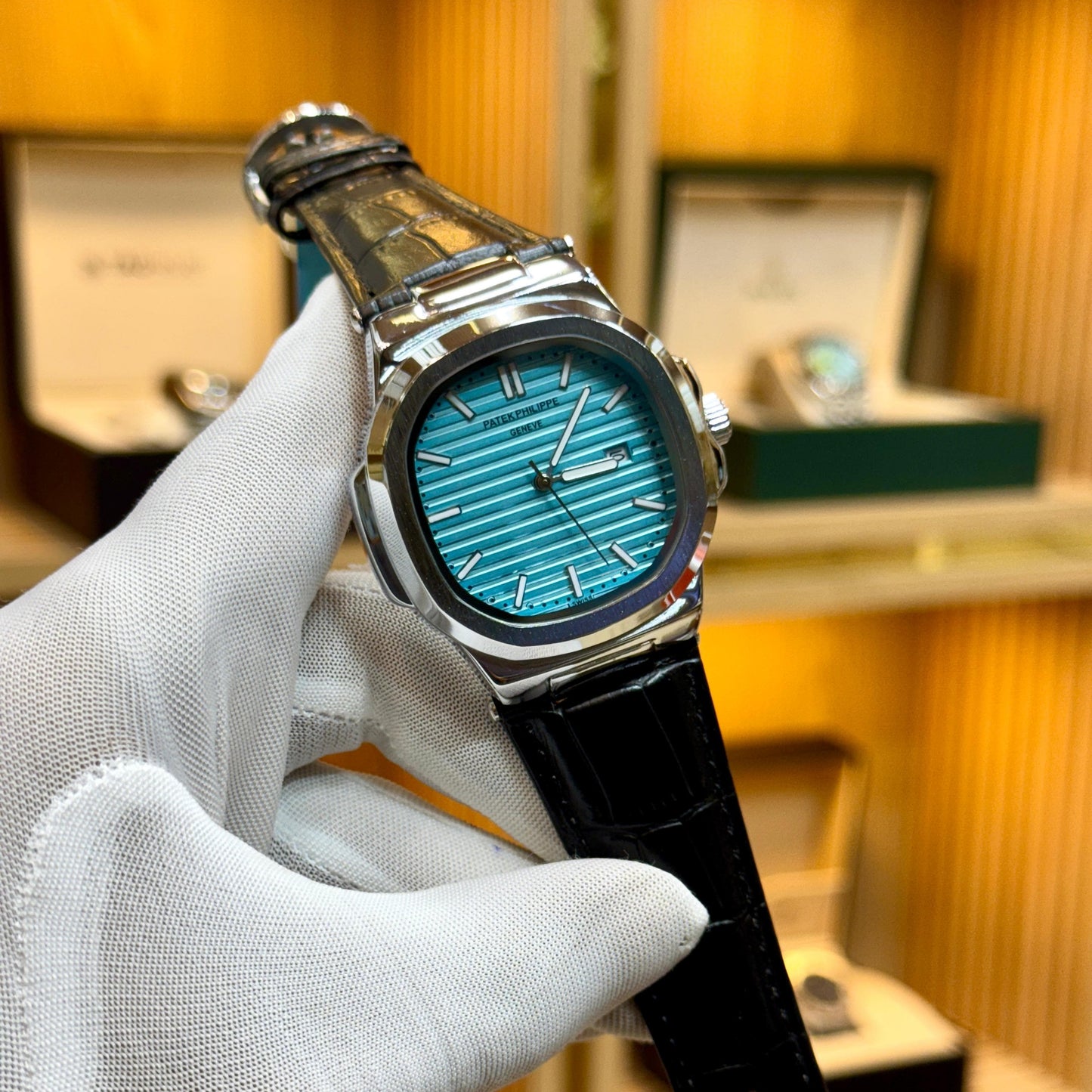 LEATHER EDITION PATEK – PREMIUM QUARTZ TIMEPIECE