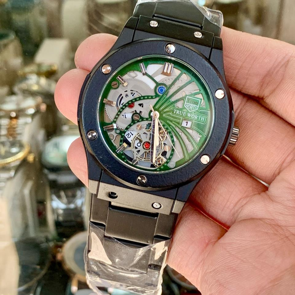 TRUE WORTH FANCY MODEL MEN'S WATCH – HEAVY DUTY MASTER LOCK