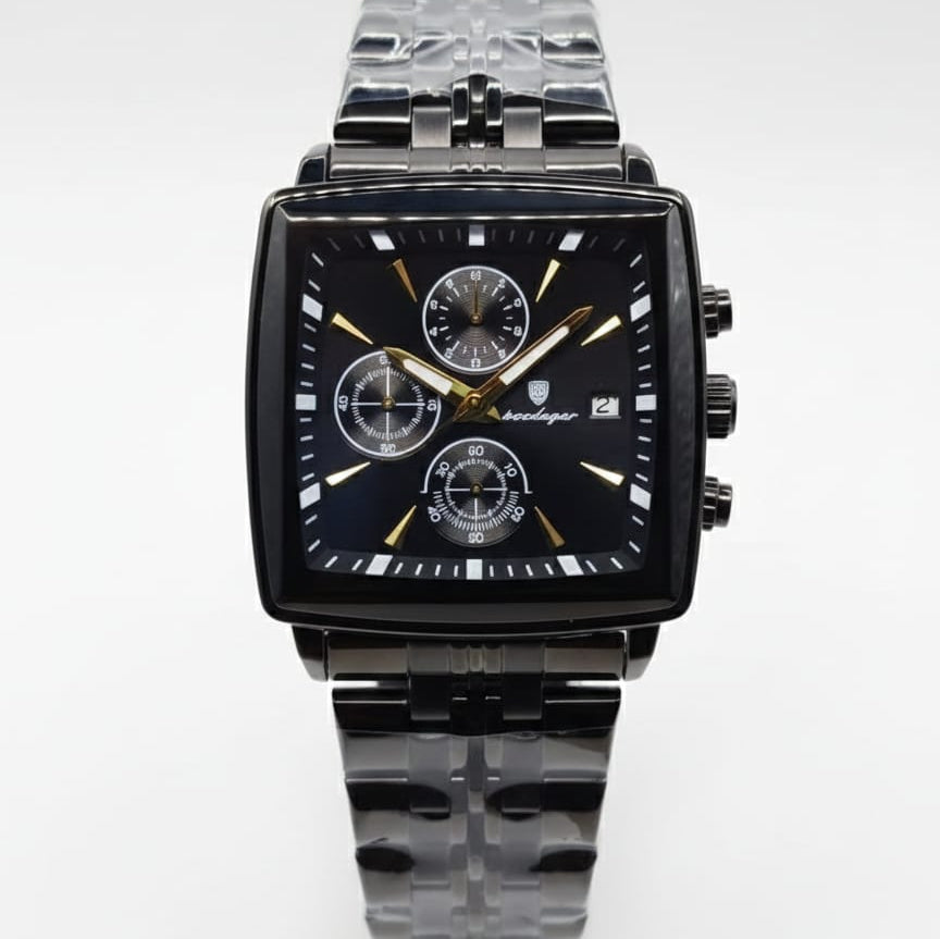 PODAGAR-Men's Watch Date Working Function All Inner Dials Working Butterfly Lock