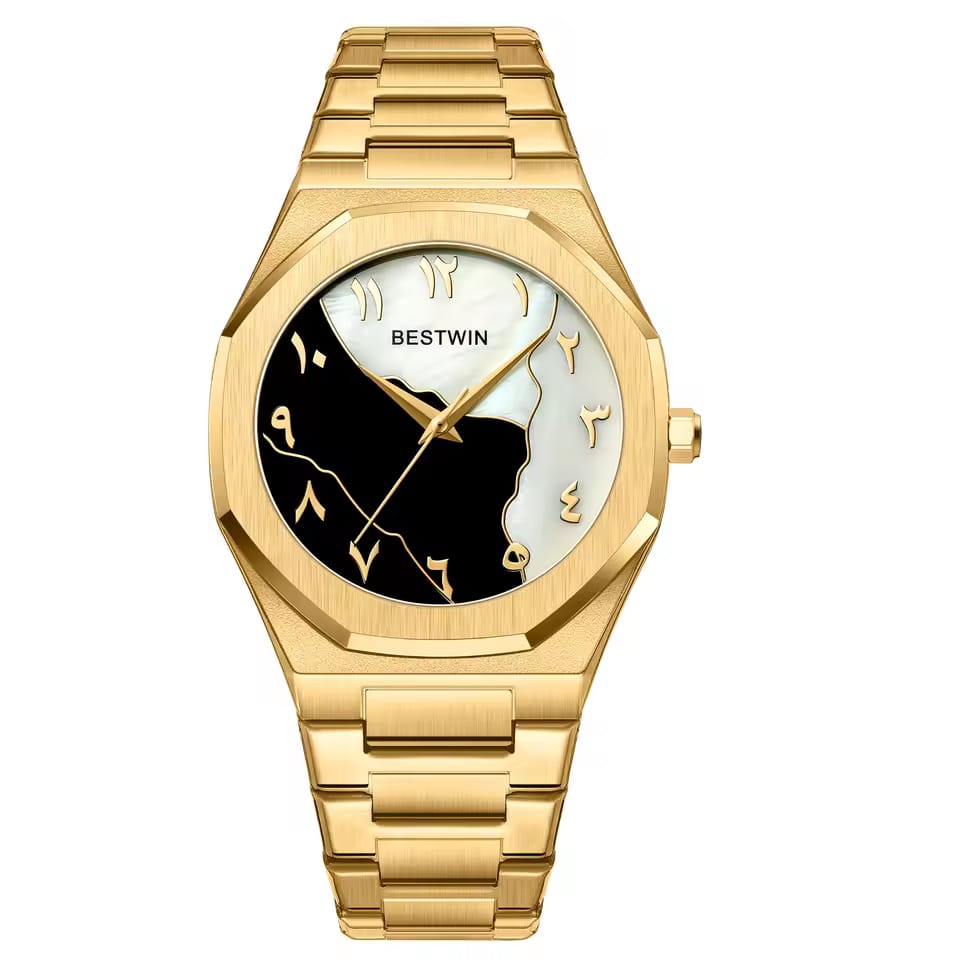 Bestwin Arabian Dile Matt Black Aura Men's Watch