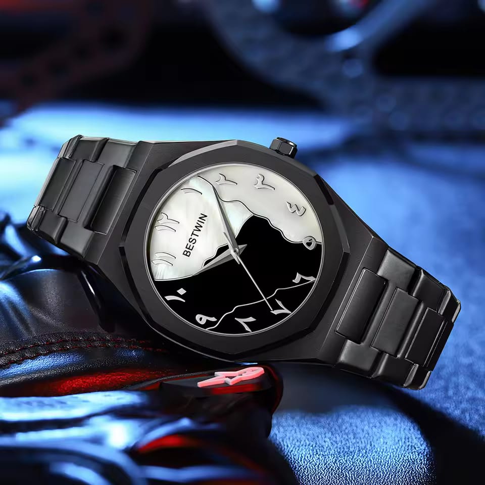 Bestwin Arabian Dile Matt Black Aura Men's Watch