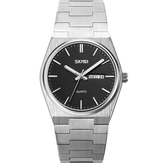 SKMEI 9288 ORIGINAL MEN'S WATCH – QUARTZ, STAINLESS STEEL, DAY & DATE