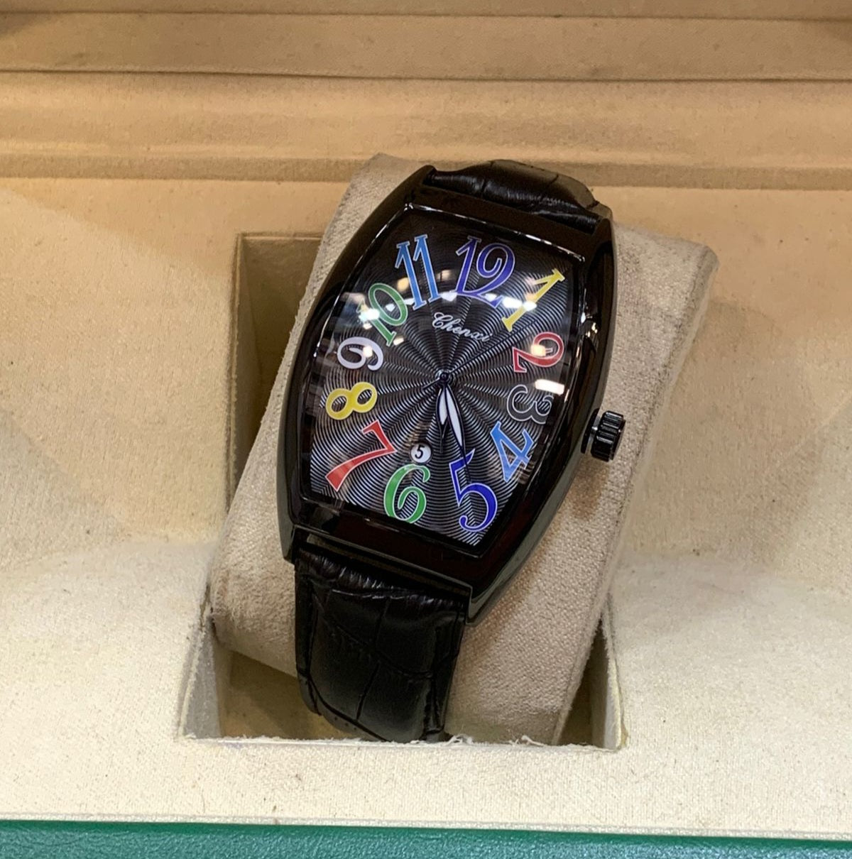 Chenxi 8217 Original-Men's Watch Leather Strap Date Working