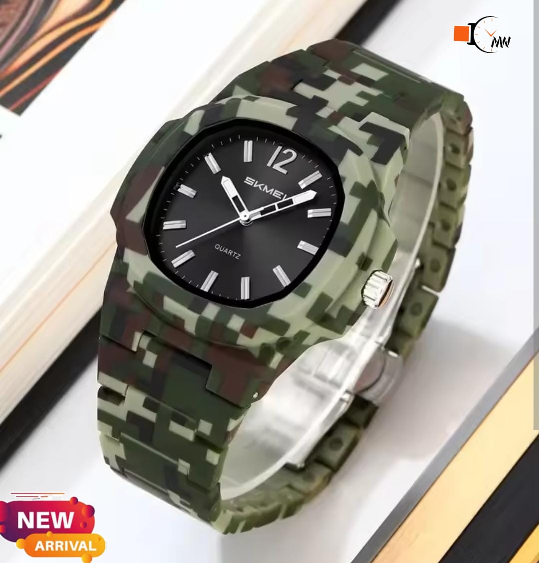 SKMEI ORIGINAL LIGHTWEIGHT MEN'S WATCH –  PLASTIC FIBER STRAP