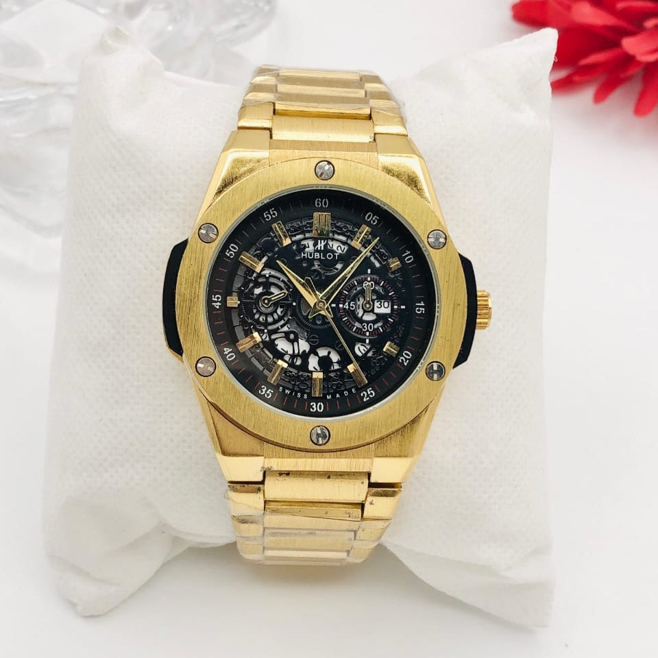 HUBLOT STAINLESS STEEL MEN'S WATCH